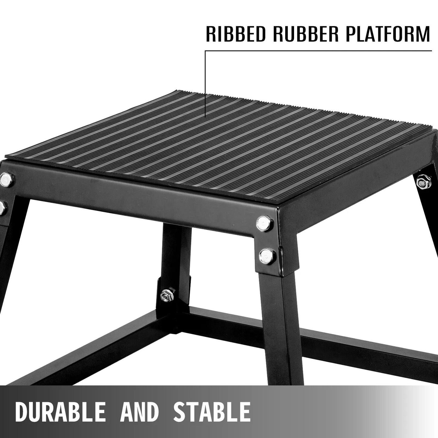 12/18/24/30 inch Plyometric Jump Boxes Plyo Box Platform Black For Home Gym Training Conditioning Strength Training 3/4pcs
