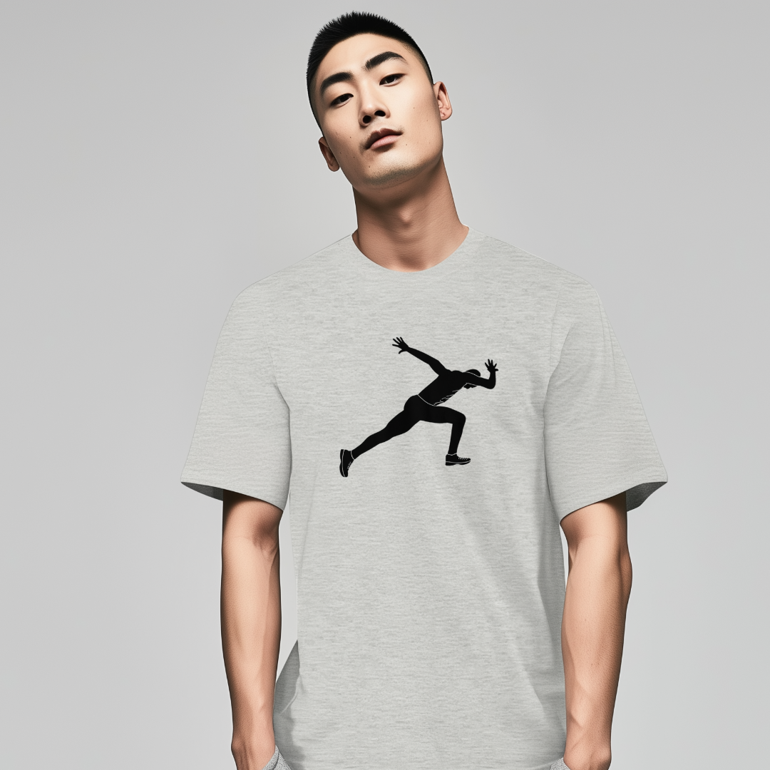 Sprint Tee - Heather Grey