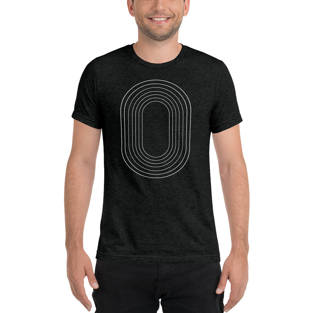 Track Oval Tee - Dark Grey